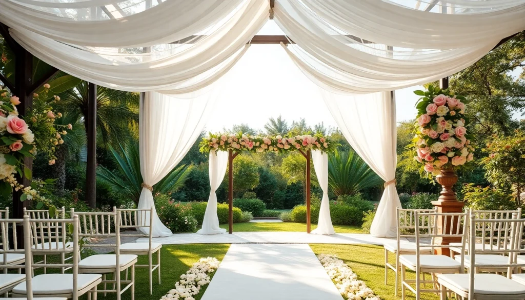 Experience the charm of a wedding venue California with lush gardens and elegant decor.